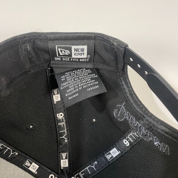 New Era 9FIFTY ServiceTitan Snapback Cap - Black‎ Embroidered Adjustable Hat - Picture 6 of 7